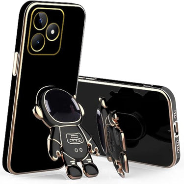 SupShell™️ Silicone Cute Astronaut Case Series Compatible with Realme Note 50, Black - Supshell